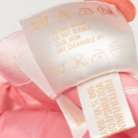 Escada Couture Pink-Striped Silk-Satin Pencil Skirt - Picture 8 of 8